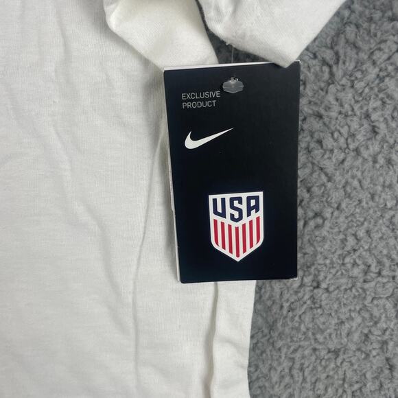 Nike Soccer USWNT Men's X-Large White Alex Morgan #13 Short Sleeve T-Shirt - Picture 9 of 10